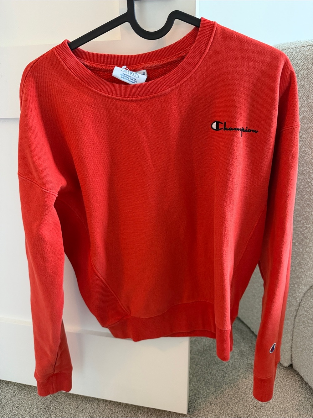 Champion Red Crewneck Sweatshirt